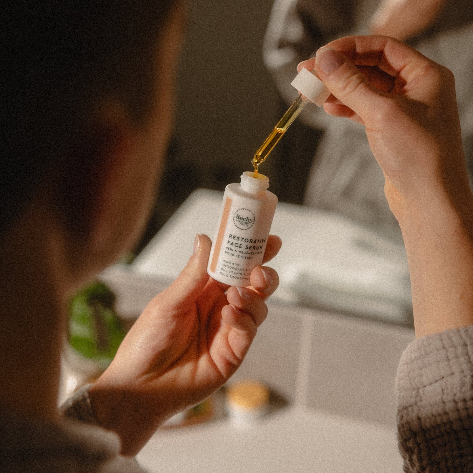 Essential Face Cream & Restorative Natural Face Serum - Image 4